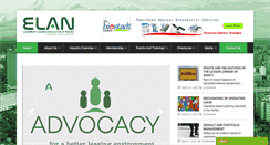 Desktop Screenshot of elannigeria.org